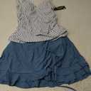 Blooming Jelly Womens Tankini Swimsuits Tummy Control Bathing Suit Two Piece Retro Swim Skirt Modest V Neck Swimwear M