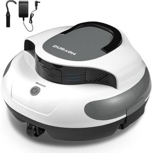 AquaGuard SE III Cordless Robotic Pool Cleaner Pool Vacuum Self-Parking for Pool up to 1000 Sq.Ft Above Ground Pool Vacuum, Dual 30W Motors, 100min Runtime,Ideal for Above-Ground Pools