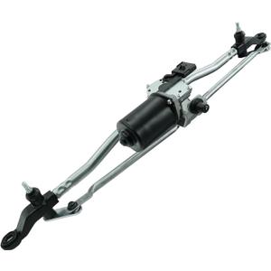 Front Windshield Wiper Motor and Linkage Assembly Compatible with Jeep Wrangler 2007-2018 Wrangler JK 2018 Replaces 55077859AB 55077859AC 55077859AD 602105AS