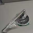 Paper Towel Holder Countertop with Heavy Marble Base, Standing Paper Towel Roll Holder for Kitchen Bathroom, with Weighted Base for One-Handed Operation (Brushed Nickel)