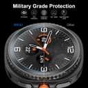 14 x SWUU 2 Pack Tempered Glass Screen Protector Compatible with Samsung Galaxy Watch 8 Classic 46mm (2025 New Released), Waterproof HD 9H Film with Auto-alignment Installation kit Clear