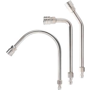 Pressure Washer Extension Wand with Gutter Cleaner Attachment, 30 90 120 Curved Rods, 1/4" Quick Connect Power Washer Lance, 4000 PSI