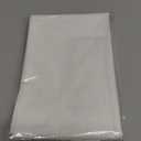 Amazon Basics Body Pillow Pillowcase with Zipper, 100% Cotton Hypoallergenic, Pillow Protector, White (55 x 21 Inches), Pillows Not Included