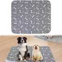 Puppy Pads with Pheromones, Reusable Dog Training Pad, Leak & Odor Proof Washable Potty Pad, Ultra-Durable 4-Layer Leak-Proof Training Mats with Non-Slip Bottom for All Breeds(31.5" W  35.4" L)