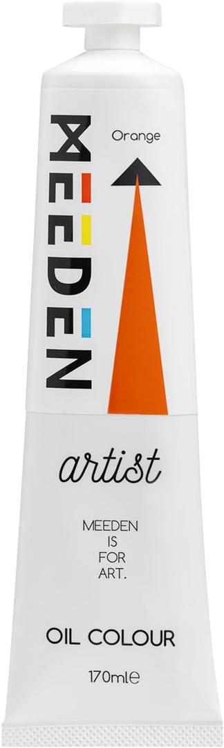 MEEDEN Artist Grade Oil Paint: Orange - 170ml/5.7oz Tube - Professional Art Paints for Canvas Painting