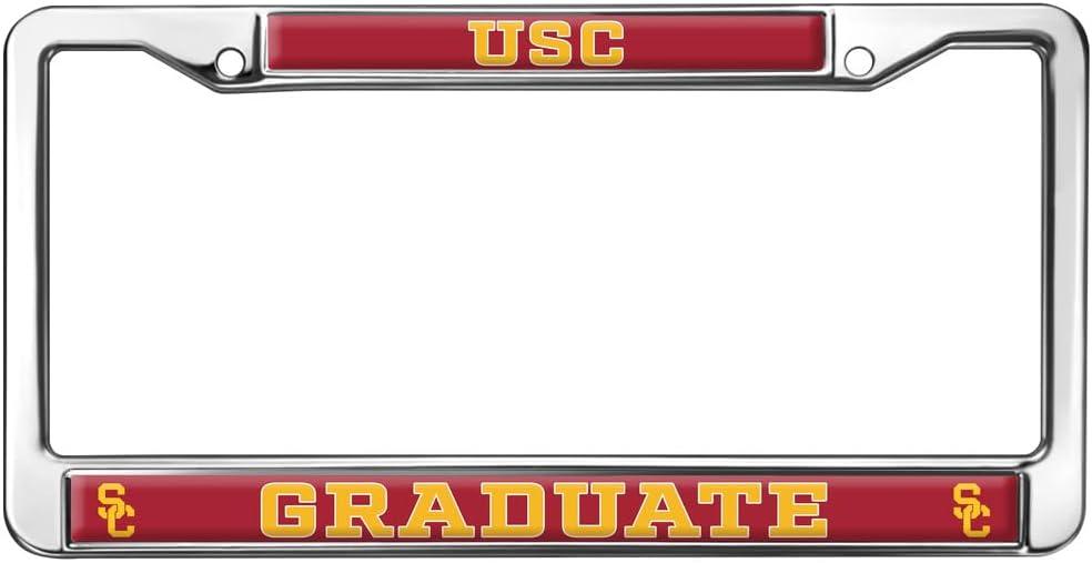Graphics & More University of Southern California Graduate Full Size Standard License Plate Metal Frame