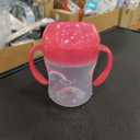 Dr. Brown's Milestones Soft Spout Sippy Cup with Handles, BPA-Free, Pink Rainbow