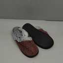 Slippers for Women Fuzzy House Slip on Indoor Outdoor Bedroom Furry Fleece Lined Ladies Comfy Memory Foam Female Home Shoes Anti-Skid Rubber Hard Sole (9-10, 05-wine Red)