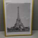 upsimples 18x24 Picture Frame, Display Pictures 16x20 with Mat or 18 x 24 Without, Wall Hanging Poster Frames, Gold, 1 Pack
