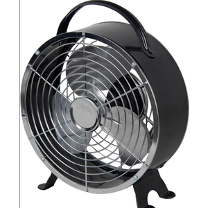 coolworks X 6 Inch Retro Drum Fan - Black