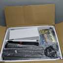 Black Nightstand with Outlet, Modern Bedside Table with Storage Drawer and Open Wood Shelf, for Living Room, Bedroom and Small Spaces, Accent Night Stand with Solid Wood Legs, Easy Assembly