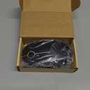 Unipows Wireless Mouse - 2.4G Slim Portable Computer Mouse with Nano Receiver, Less Noise Mobile Optical Mice for Notebook, PC, Laptop, Computer, Mac (Black and Gold)