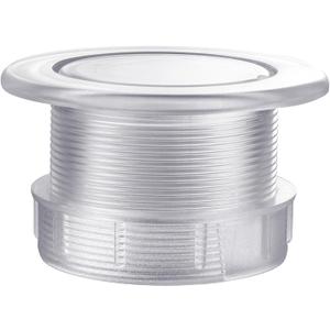 Patio Table Umbrella Hole Ring Plug Cap Set, Outdoor Parasol Table Hole Cover Insert Thicker Patio Table Hole Plug Ring for Outdoor, Patio, Yard, Garden, Camping, Pool (Transparent)