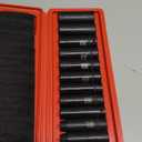 MIXPOWER 13 Pieces 3/8-Inch Drive Deep Impact Socket Set, 7mm to 19mm, CR-V, Metric, 6 Point, Deep, 13 Pieces 3/8" Dr. Socket