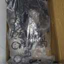 INCLY 176PCS Extra Thick Pegboard Hooks, 1/4" Heavy Duty Black Metal Peg Board Hooks Assortment with Peg Locks Pegboard Accessories Kit for Garage Wall Organizer Hanging Tools