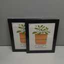 7 x PETAFLOP Picture Frames 8 by 10 7 Pack, Black 8x10 Photo Frames Set for Wall Tabletop Horizontally or Vertically Display