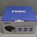Forc Shipping Label Printer,Bluetooth Thermal Label Printer 4x6 for Small Business for Amazon,Ebay,Etsy,Shopify Shipping Packages,USPS,UPS,Support Windows, Mac, iOS, iPhone, Android(Black)