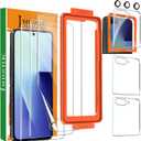 IMBZBK [Auto Installation] 3 Pack Screen Protector for Samsung Galaxy Z Flip 7, 3 Inside Flexible Film + 3 Front Tempered Glass + 3 Camera Lens Protector Accessories