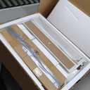 Huuger Nightstand with Charging Station, 3 Drawer Night Stand, 22 Inch Wider Side Table with Storage, Farmhouse Nightstand with Vintage Handles, Thicken Base, for Bedroom, Distressed White (15.8"D x 21.7"W x 23.5"H)