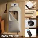 Portable Clothes Dryer - Mini Portable Dryer Machine for Laundry Apartments and Travelling, Hotel Room, Classic White