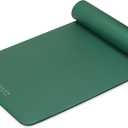 Gaiam Thick Yoga Mat, Exercise & Fitness Mat with Easy-Cinch Carrying Strap