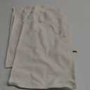 Solino Home Ivory Cotton Linen Placemats Set of 4 - Machine Washable Placemats 14 x 19 Inch for Summer - Dru