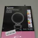 Auxmir 1X/30X Magnifying Mirror with Light, Double Sided Makeup Mirror with Adjustable 3 Color Light, 2000mAh Rechargeable Lighted Magnifying Mirrors with Tweezer, Foldable Travel Mirror with Rotation