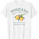 Positano Italy Amalfi Coast Italian Lemons Italian Town T-Shirt
Size 2XL