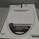 KOHLER Cachet ReadyLatch Elongated Slow Close Toilet Seat, White