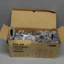 WdtPro Upgraded Solar Lights Outdoor, 8 Pack Taller Flickering Flame Solar Torch Lights, Waterproof Halloween Lights Solar Powered, Flame Light for Halloween Outside Patio Yard Decor (Yellow)