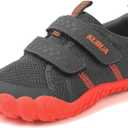KUBUA Barefoot Shoes for Kids Boys Girls Minimalist Zero Drop Sneakers Toddler Little Big Kid (A Orange)(6 Toddler)