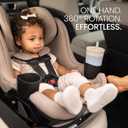 Britax Galaxy360 Slim Rotating Convertible Car Seat with SwivelSmooth Steel Ring Teak, Exp 03/2036