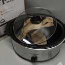 Crock-Pot 7 Quart Oval Manual Slow Cooker, Stainless Steel (SCV700-S-BR), Versatile Cookware for Large Families or Entertaining