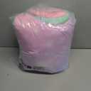 A Nice Night 6Pcs Gradient Glitter Bedding Set for Girls Twin Size, Colorful Rainbow Galaxy Comforter Set, Ultra Soft Bedding Sets, Pink