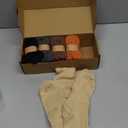 YSense Warm Knee High Socks for Women 5 Pairs, Thermal Womens Cotton Long Casual Thick Winter Gifts Socks for Hiking Skiing M-L