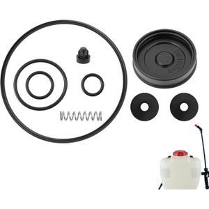 0610407-K Piston Pump Sprayer Repair Kit, for Solo 425 425-DELUXE 435 & 473-P Piston Pump Backpack Sprayers, Viton Collar & O-Ring Replacement Set for Restoring Pump Performance