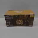 JOIEDOMI 2 Pack Outdoor Solar Hanging Lantern Lights, Waterproof Tabletop with Handle, LED Moroccan Lanterns, Metal Decorative Garden Solar Lights Christmas for Patio, Lawn, Porch, Backyard