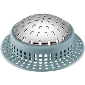 Aluvor Shower Drain Hair Catcher, Shower Drain Cover, Bathtub Drain Hair Catcher for Pop-Up & Regular Drains