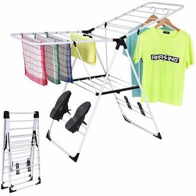 USWWAGOODS TM Replacement for/Fits Laundry Clothes Storage Drying Rack Portable Folding Dryer Hanger Heavy Duty Size : 51.2"-53.9"/130-137 CM