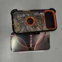 17 Pro Max Camo Design Defender Case, Protective Defender Shockproof Hybrid Case Dual Layer Design Hard Cover Compatible with iPhone 17 Pro Max (Clip+Camo Orange)