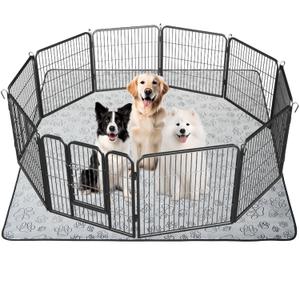 Qeils Reusable Puppy Pads, Washable Pee Pads for Dogs, Waterproof Non Slip Wee Wee pad, Absorbent and Leakproof Training Mats for Potty, Crate, Playpen, Bed, Sofa, 72"x 72"