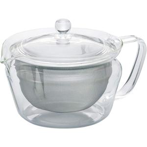 Hario ChaCha Kyusu "Zen" Tea Pot, 450ml (Clear)
