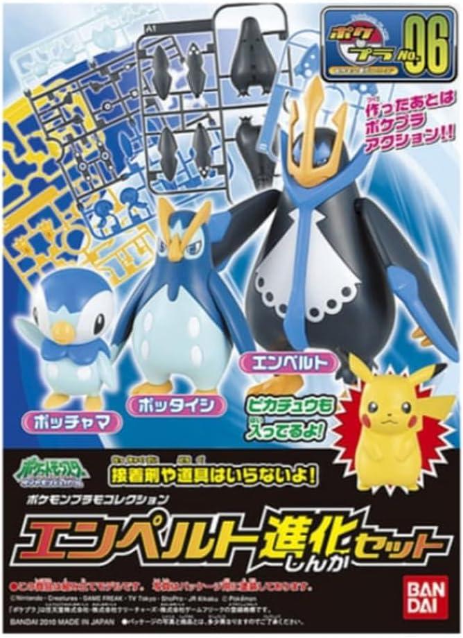 Evolving Empoleon Set: Piplup to Empoleon Model Kit by Bandai