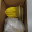 Espresso Cups Set of 2,Ceramic Coffee Cup 5oz Double Walled Demitasse Cups Espresso Cup for Espresso Machine (Yellow)