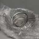 Norme 5 Quart Stainless Steel Silver Colander and 3 Pcs Silver Fine Mesh Strainer, Stainless Steel Pasta Rice Food Metal Strainer with Handles, Easy Clean and Dishwasher Safe