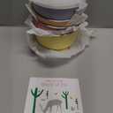 Elk and Friends Stainless Steel Bowls + Silicone Sleeve and Storage Lid | Baby, Toddler, Kids | Cereal & Snack Bowls | Storage Containers | Dishwasher Safe | 4 Pack (Blush/Lilac/Lemon/Peach)
