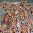 70s Disco Outfit Women, 7 PCS 70's Disco Dress Costume Hippie Clothes Accessories Jewelry Halloween, Size M