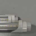 Fluorescent Light Bulbs Replacement 4FT, T8 LED Bulbs 4 Foot Type A+B, 24W (65W Equivalent) 3200LM, 5000K Daylight, 48 Inch Tube, F32T8 or F40T12 LED Replacement, Non-Dimmable, 2-Pack