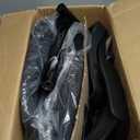 Sweetcrispy Office Computer Desk Chair, Ergonomic Mid-Back Mesh Rolling Work Swivel Task Chairs with Wheels, Comfortable Lumbar Support, Comfy Flip-up Arms for Home, Bedroom, Study, Student, Black