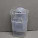 TBMax Rice Storage Container 2 Pack, Plastic Kitchen Pantry Food Storage Container with Cup, Small Pet Dog Cat Food Container Dispenser - Sky Blue